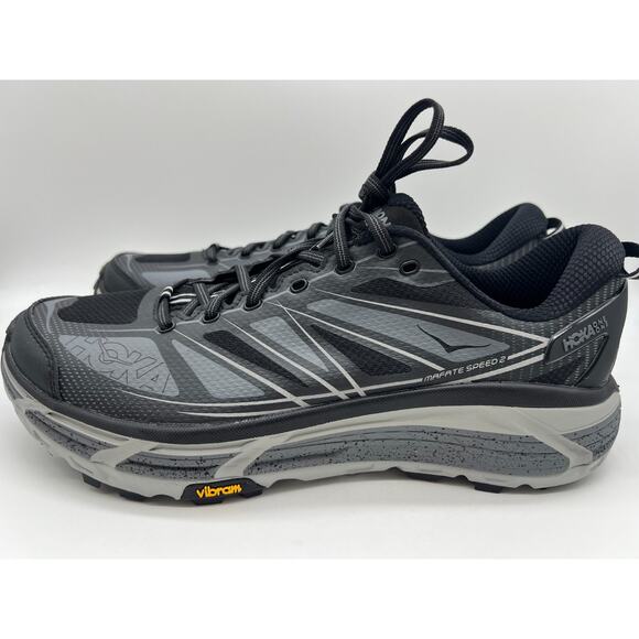 Hoka One Mafate Speed 2 Black Castlerock 1126851 BCSTL Men’s Size 11.5 New main image 12